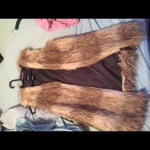 fur vest